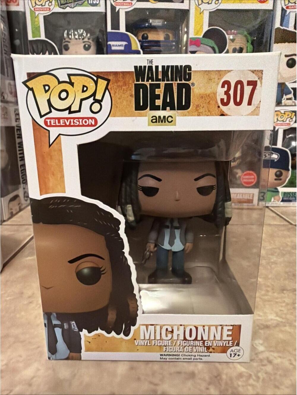 Funko Pop! Vinyl: The Walking Dead - Michonne (as Cop) #307 w/Protector
